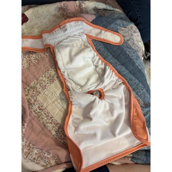 JoyDaog Reusable Dog Diaper Large Size Peach Orange Color Washable Absorbent - Picture 4 of 6